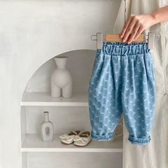 Soft Denim Floral Jeans