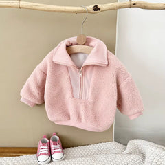 Nature Tree pink baby fleece jacket NZ