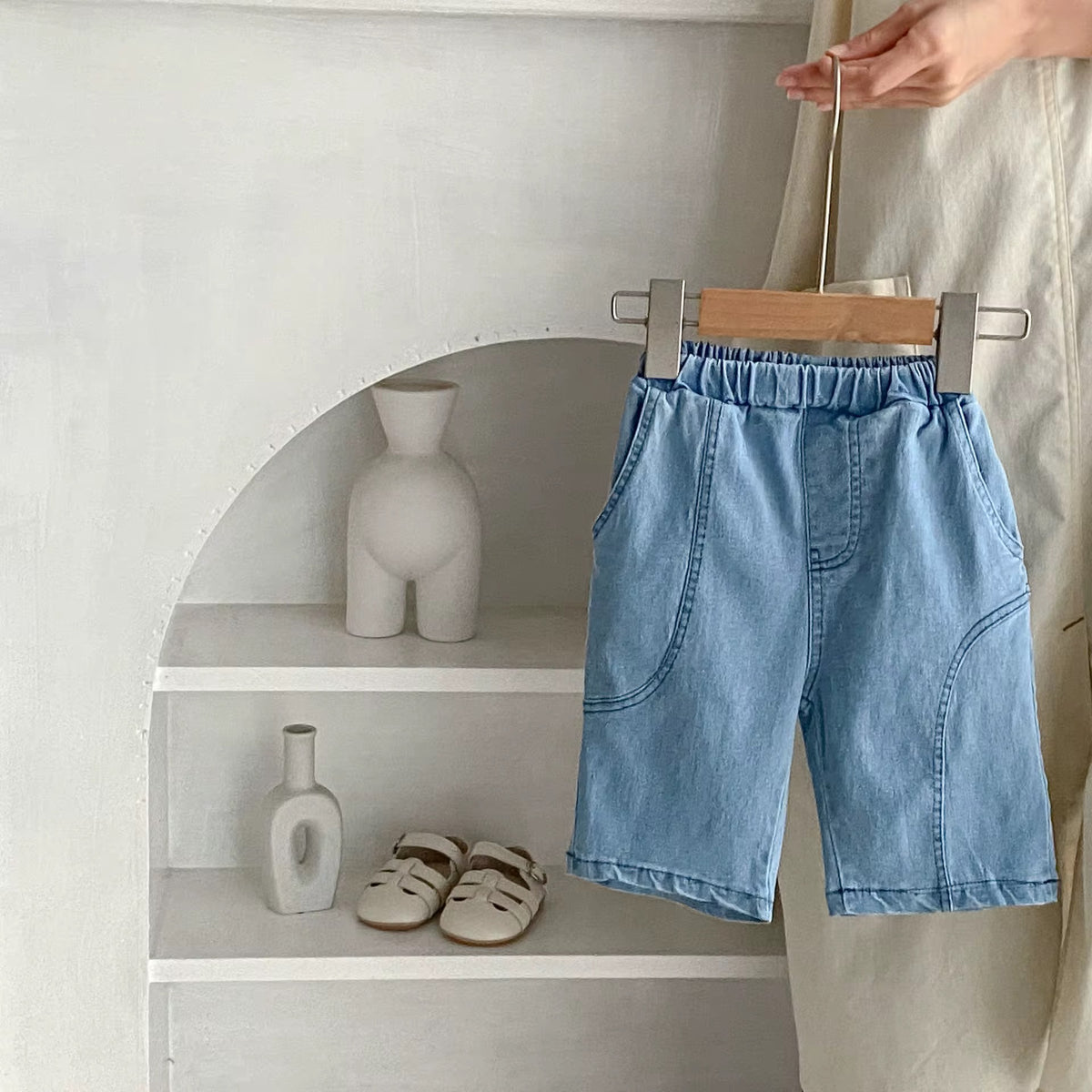 soft cotton baby denim jeans comfortable fit